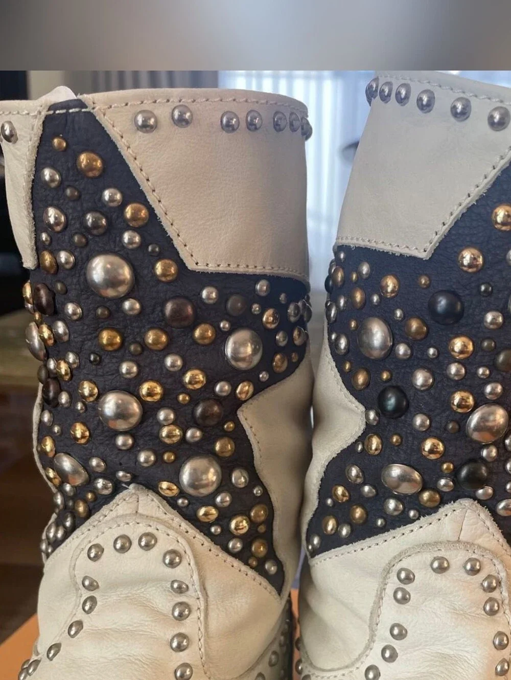 KARMA OF CHARME VINTAGE Boots LEATHER SIZE 37/us 6.5